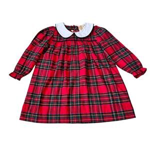 The Beaufort Bonnet size 5 Red Plaid Dress Christmas Holiday NWT MSRP $60